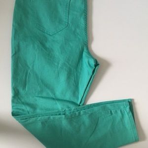Ashley Stewart Green Denim Jeans Pants Size 18
